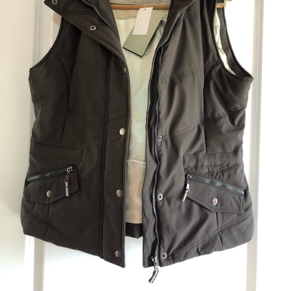 NWT Chocolate Brown Winter Vest - Picture 5 of 5